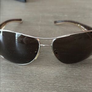 Stylish Brown Aviator Sunglasses PRADA